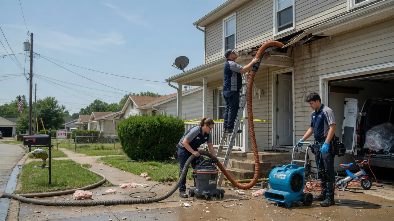 Water Damage Restoration in New Lisbon, IN near me